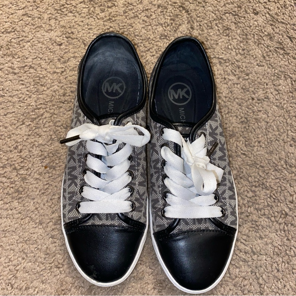 Michael Kors Black and Gray Sneakers